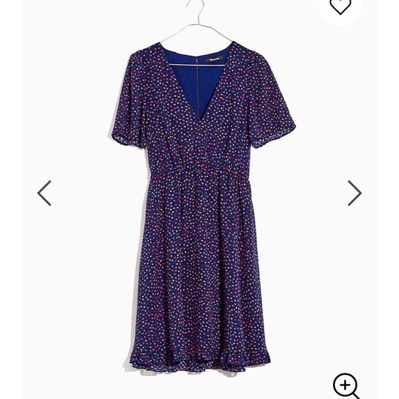 Madewell Dresses & Skirts - Madewell flutter sleeve sugar dot dress